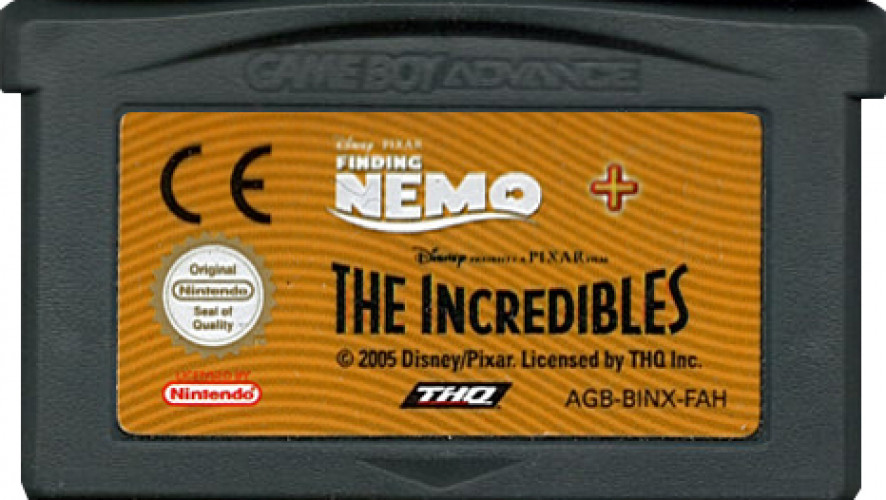 Finding Nemo + The Incredibles (losse cassette)