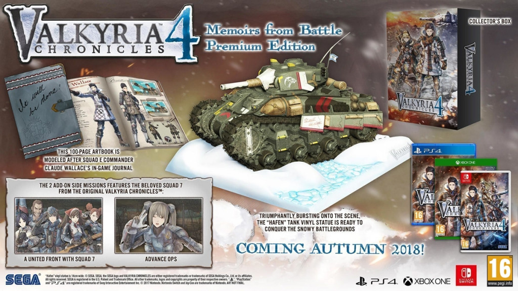 Valkyria Chronicles 4 Memoirs from Battle Collector Edition - PS4