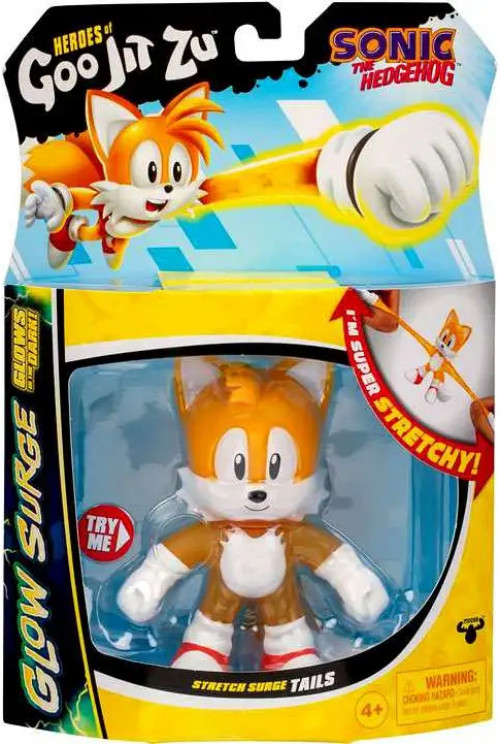 Heroes of Goo Jit Zu Sonic Figure - Tails Glow Surge afbeelding