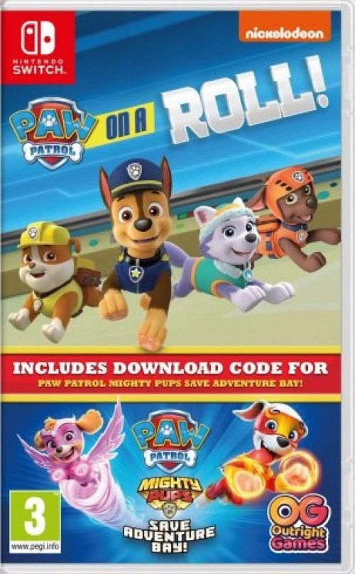 Paw Patrol On a Roll + Paw Patrol Mighty Pups Save Adventure Bay!