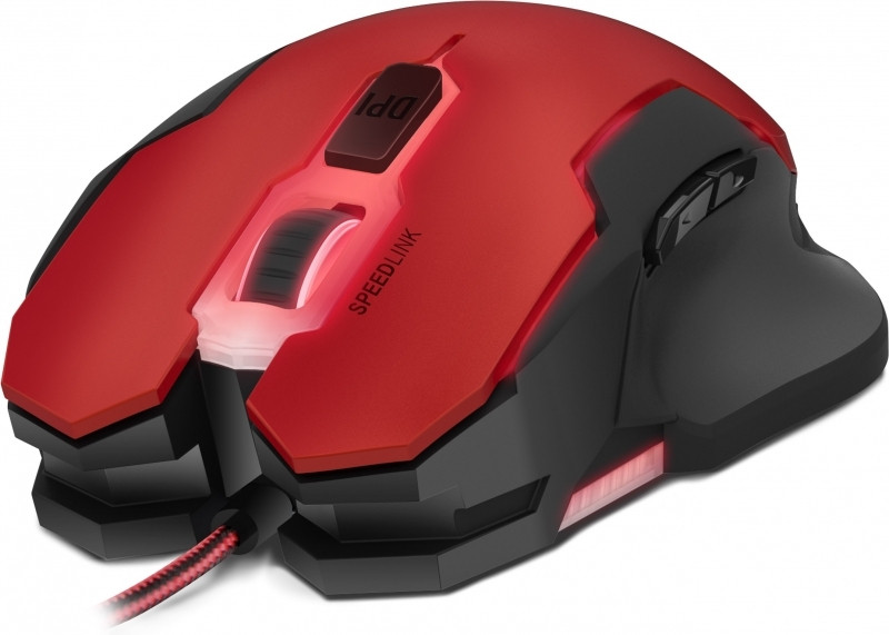 Speedlink Contus Gaming Mouse (Zwart / Rood)