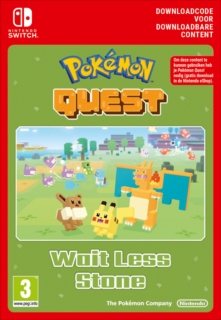 Nintendo Pokemon Quest Wait Less Stone (Download Code)