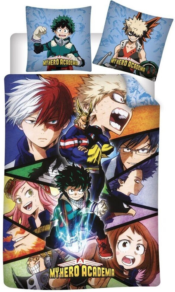 My Hero Academia - Allies 1 Persoons Dekbedovertrek (140cm x 200cm)