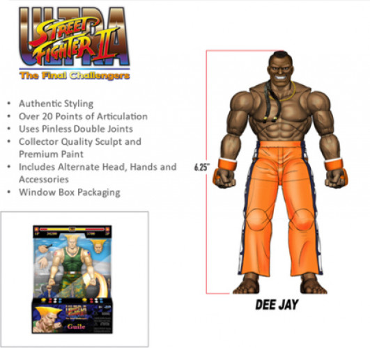 Street Fighter Action Figure - Dee Jay