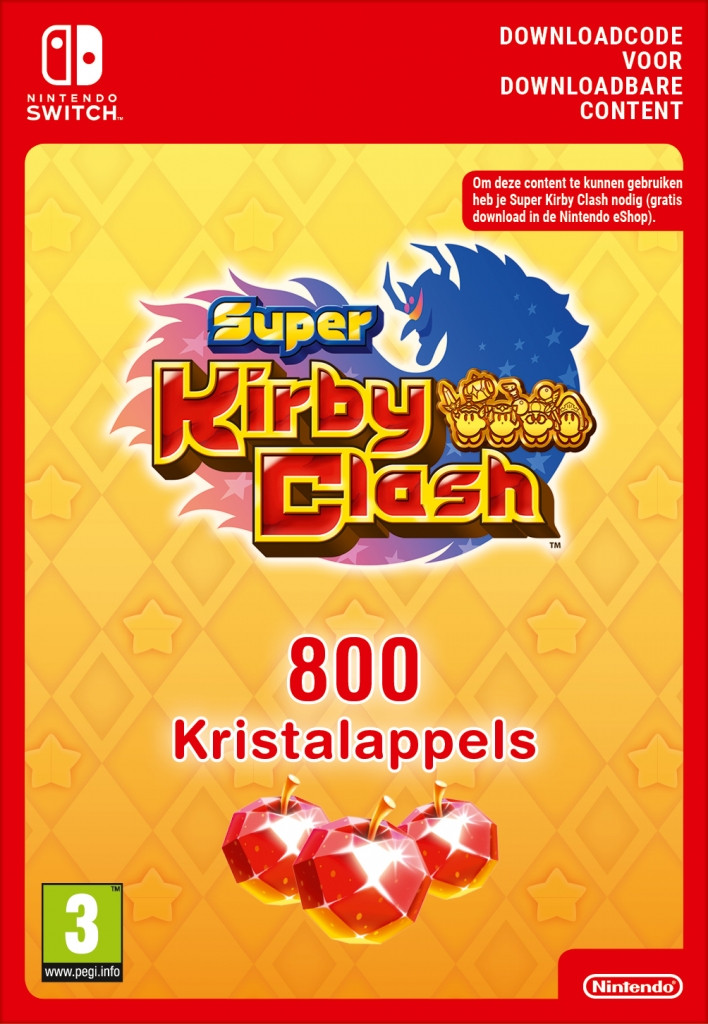 Nintendo Super Kirby Clash 800 Gem Apples