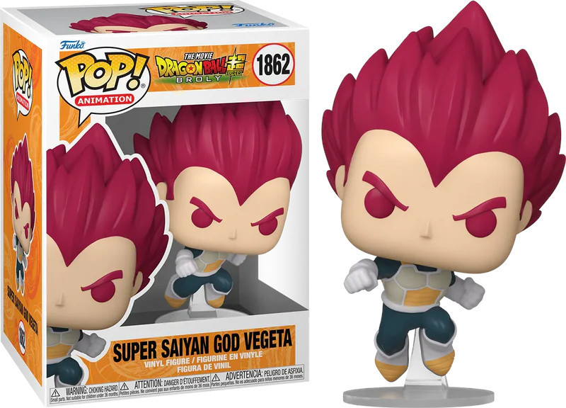 Dragon Ball Super Broly Funko Pop Vinyl: Super Saiyan God Vegeta