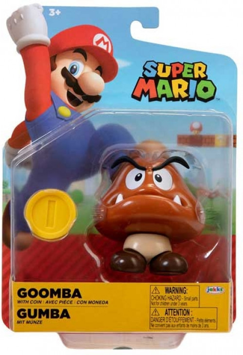 Super Mario Action Figure - Goomba with Coin