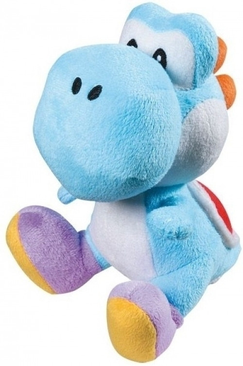 Image of Super Mario Bros.: Light Blue Yoshi 6 inch Plush