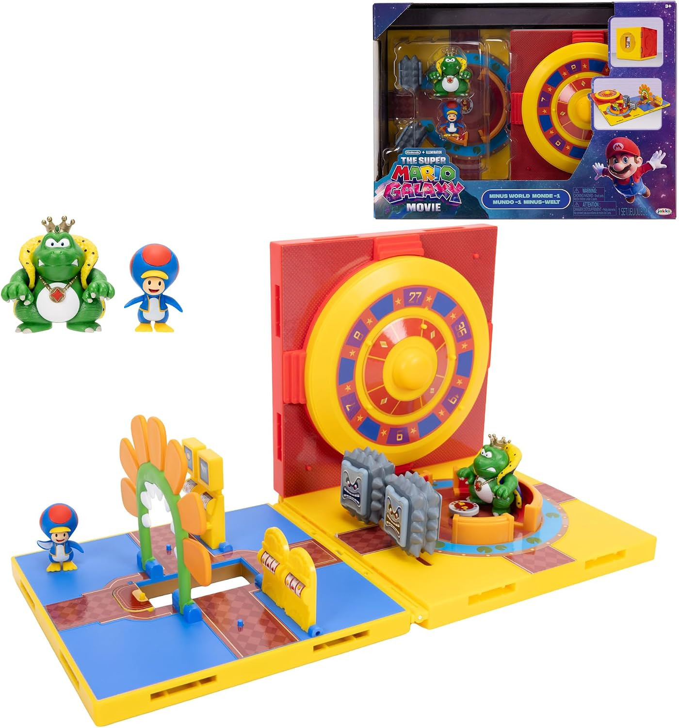 The Super Mario Galaxy Movie Diorama Playset - Minus World Casino