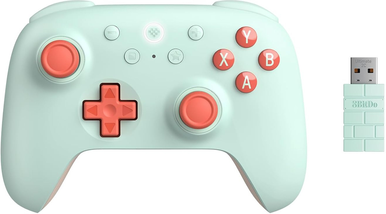 8BitDo Ultimate 2C 2.4G Wireless Controller - Mint Edition afbeelding