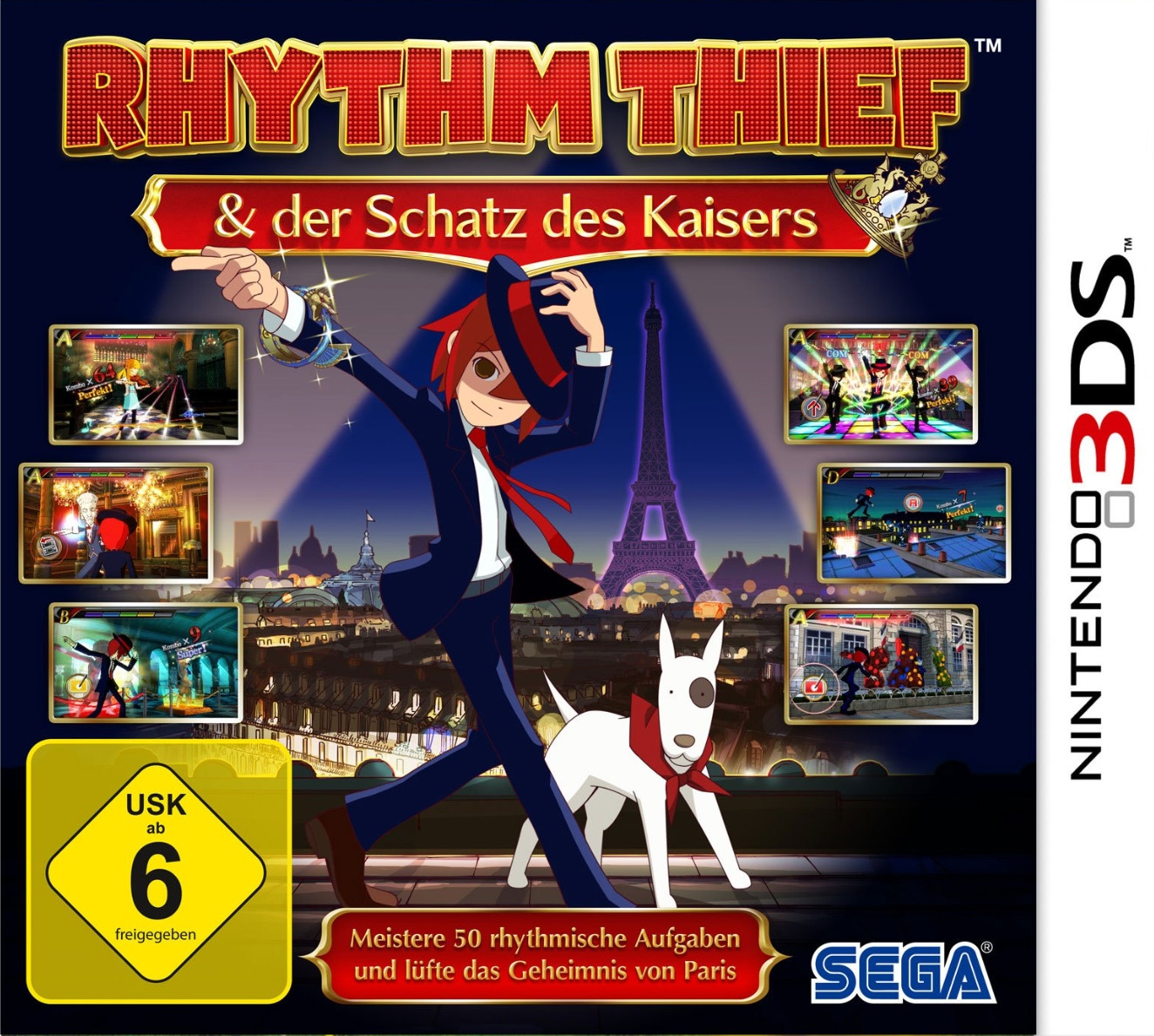 Nintendo Rhythm Thief and the Emperor's Treasure (verpakking Duits, game Engels)