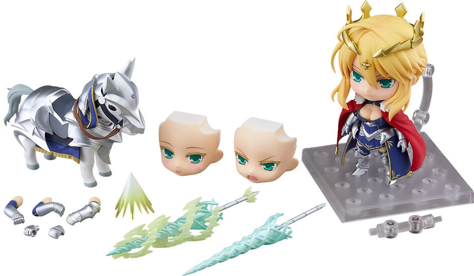 Fate Grand Order Nendoroid - Lancer Altria Pendragon and Dun Stallion