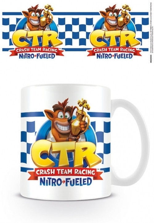 Crash Team Racing Nirto-Fueled - Checkered Flag Mug