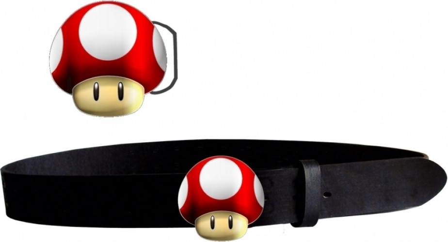 Image of Nintendo - Mushroom Buckle with Belt