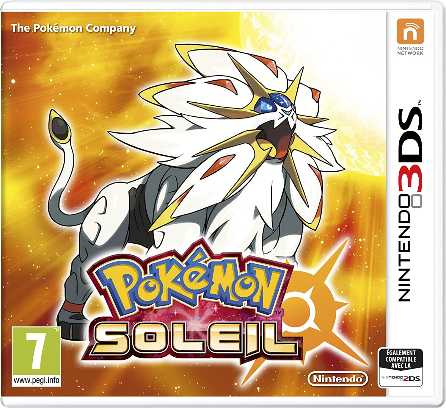 Pokemon Sun (verpakking Frans, game Engels)