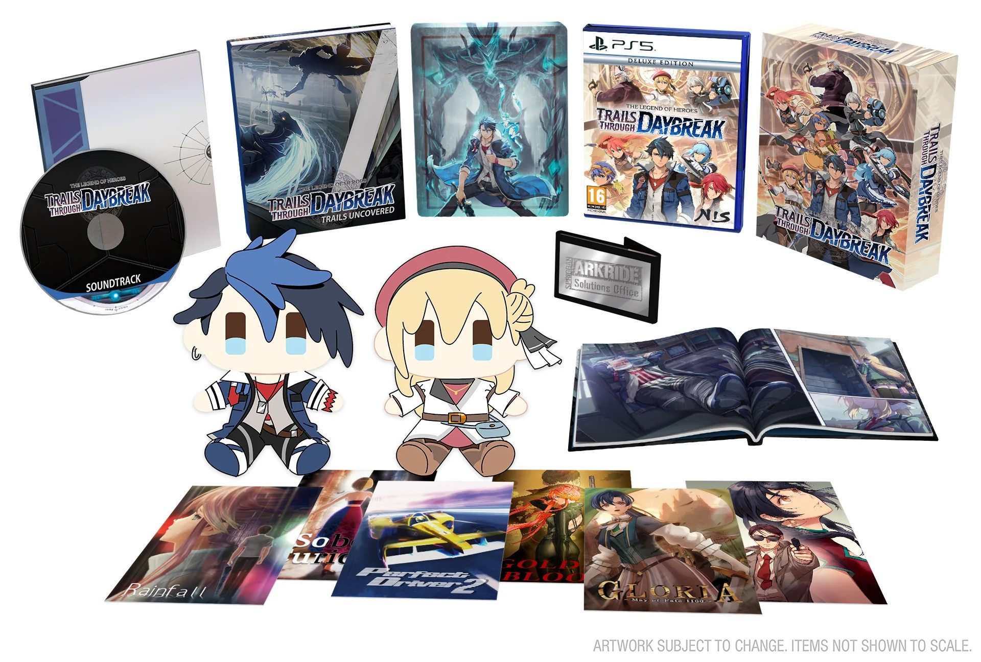 The Legend of Heroes Trails Through Daybreak Limited Edition Plushie Bundle
