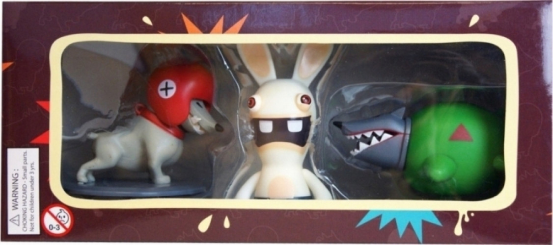 Raving Rabbids Dog 3 Pack