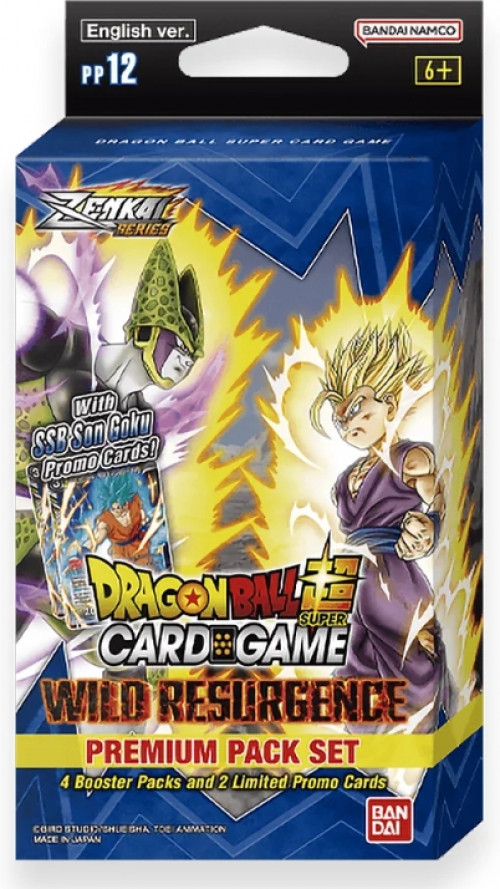 Dragon Ball Super TCG Zenkai Series - Wild Resurgence Premium Pack Set