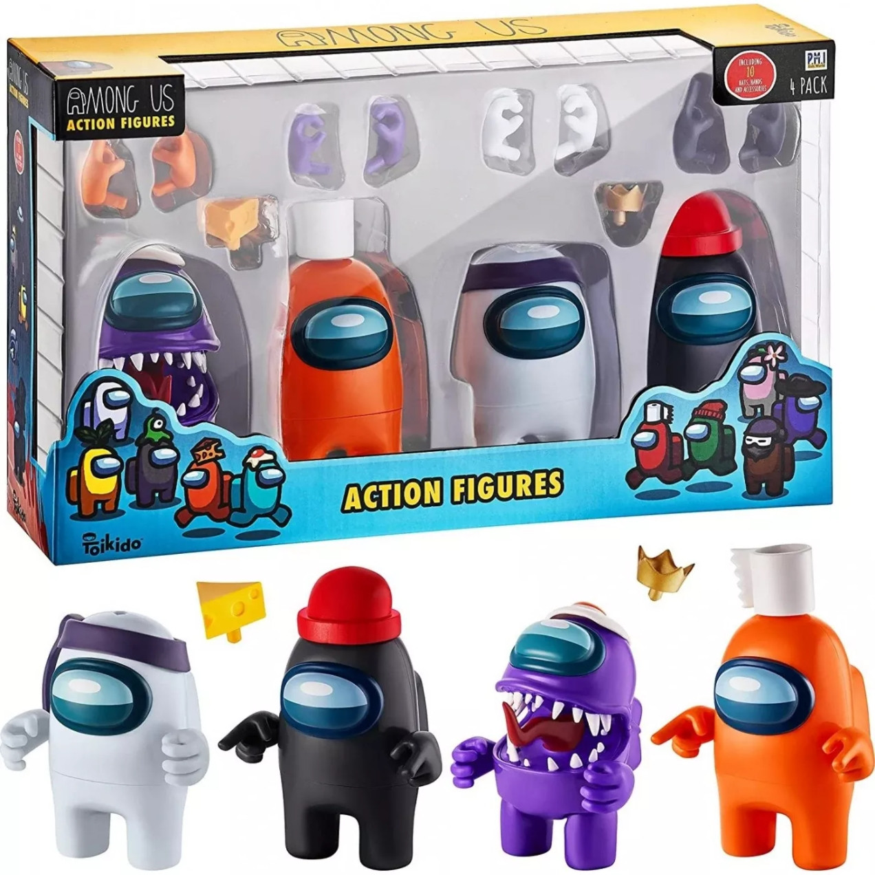 Among Us Action Figure 4-Pack (11,5cm)