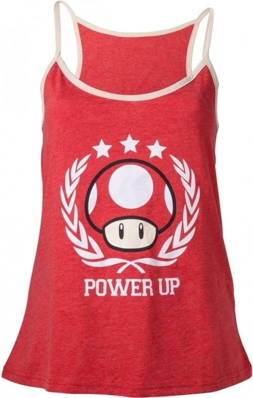 Nintendo - Girl's Top Power Up Women