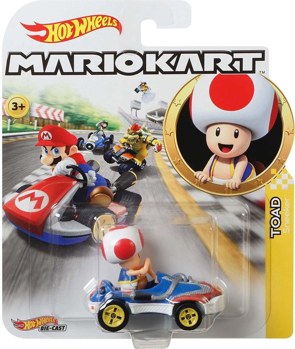 Hot Wheels Mario Kart - Toad Sneeker Kart afbeelding