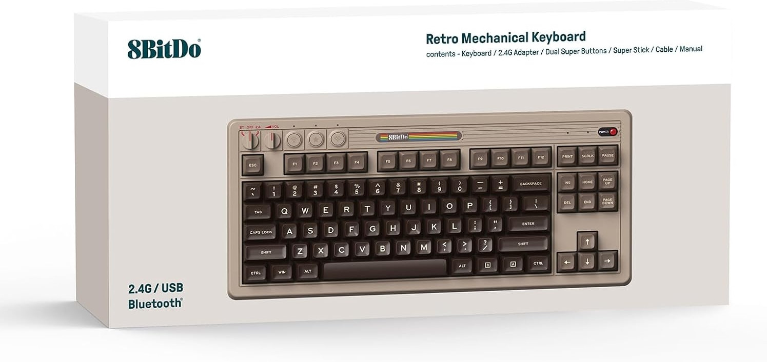 8BitDo Mechanical Keyboard C64 Edition