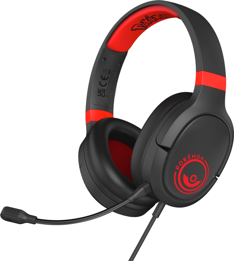 OTL Pro G1 Gaming Headphones - Pokemon Pokeball (Red&Black)