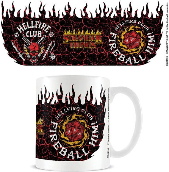 Stranger Things - Hellfire Club Fireball Him! Everyday Mug afbeelding