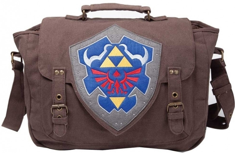 Difuzedbioworld Zelda Brown Link Shield Messenger Bag difuzedbioworld kopen in de aanbieding Difuzedbioworld Zelda Brown Link Shield Messenger Bag difuzedbioworld kopen in de aanbieding