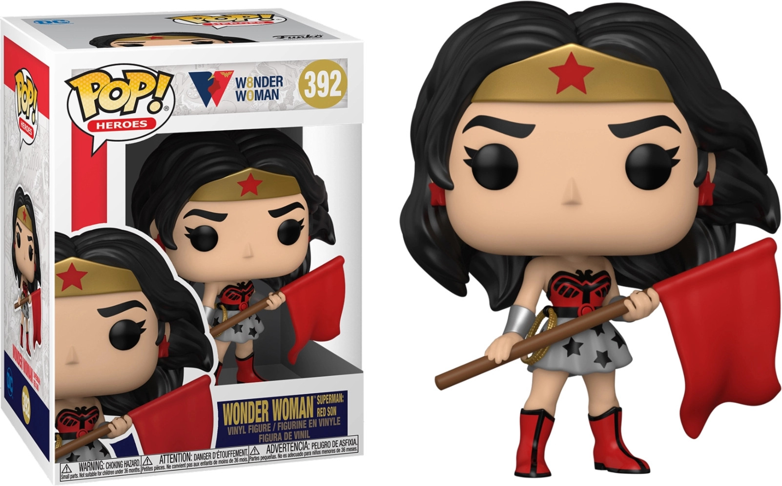 Wonder Woman Pop Vinyl Wonder Woman Superman Red Son