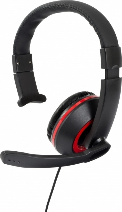 Image of Gioteck XH-50 Wired Mono Headset (Black/Red)