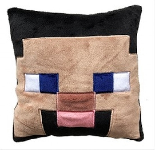 Minecraft - Steve Embroidered Plush Cushion