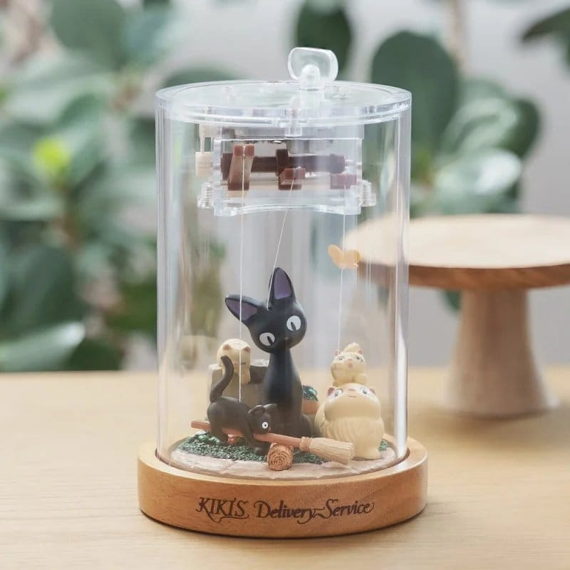 Kiki's Delivery Service Music Box - Jiji Marionette Style