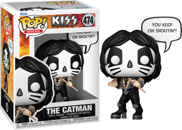 Kiss Funko Pop Vinyl: The Catman (You Keep on Shoutin'!) afbeelding