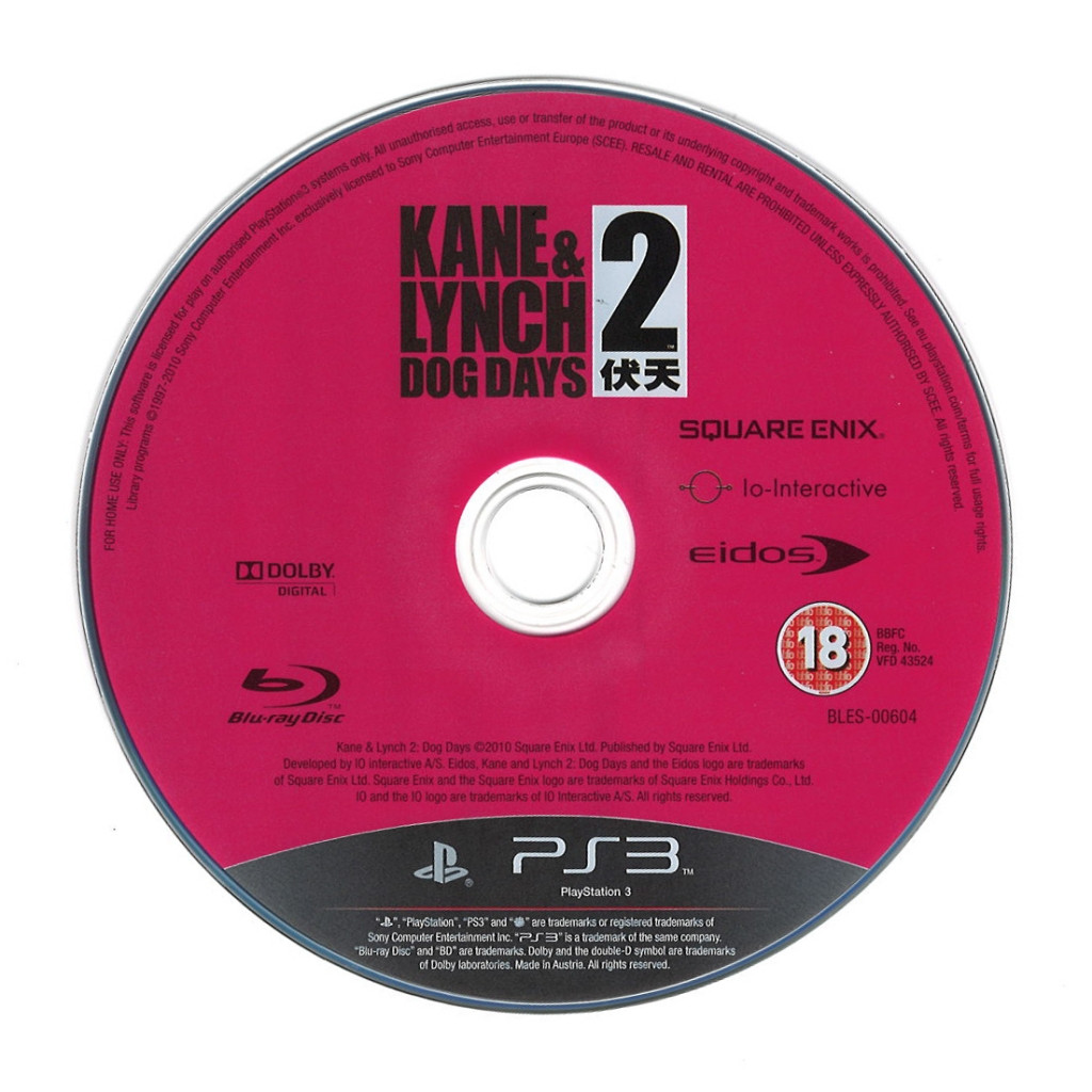 Kane & Lynch 2 Dog Days (losse disc)