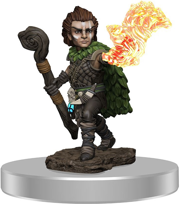 Pathfinder Battles: Male Gnome Druid Premium Painted Figure afbeelding