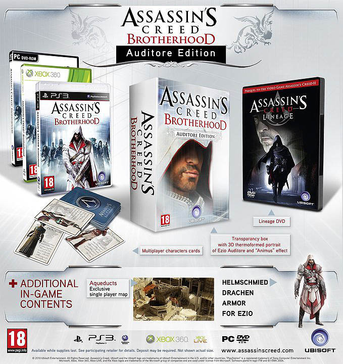 Ubisoft Assassin's Creed Brotherhood Auditore Edition