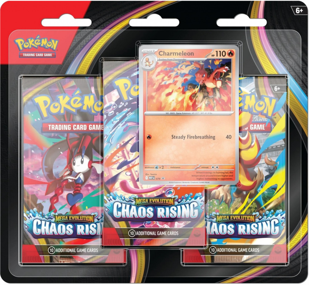 Pokemon TCG Chaos Rising 3 Booster Blister