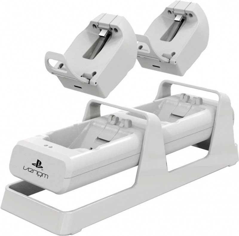 Image of Venom Dual Charging Stand & Battery Packs (White)
