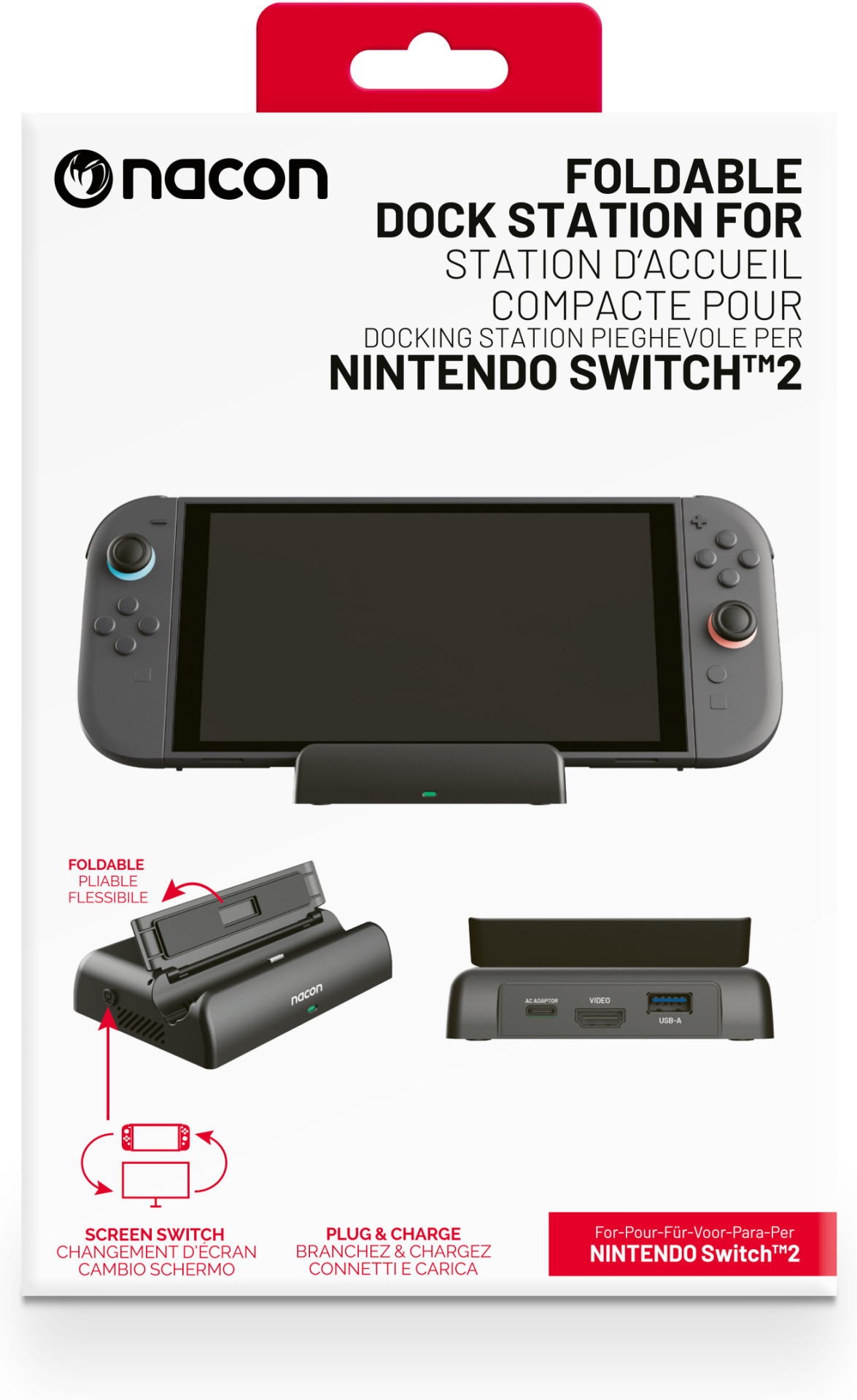 Nacon Foldable Docking Station with HDMI afbeelding