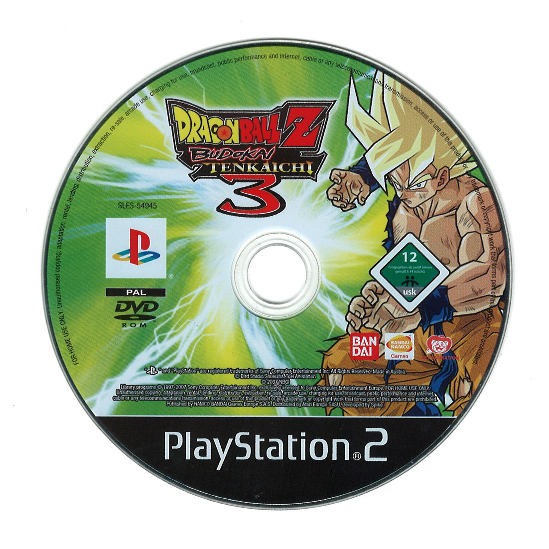 Dragon Ball Z Budokai Tenkaichi 3 (losse disc)