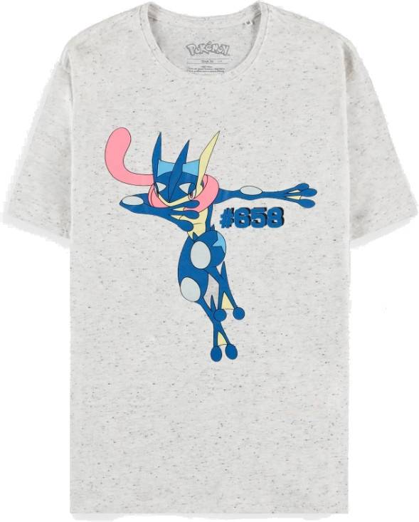 Pokémon Heren Tshirt -2XL- Greninja Grijs