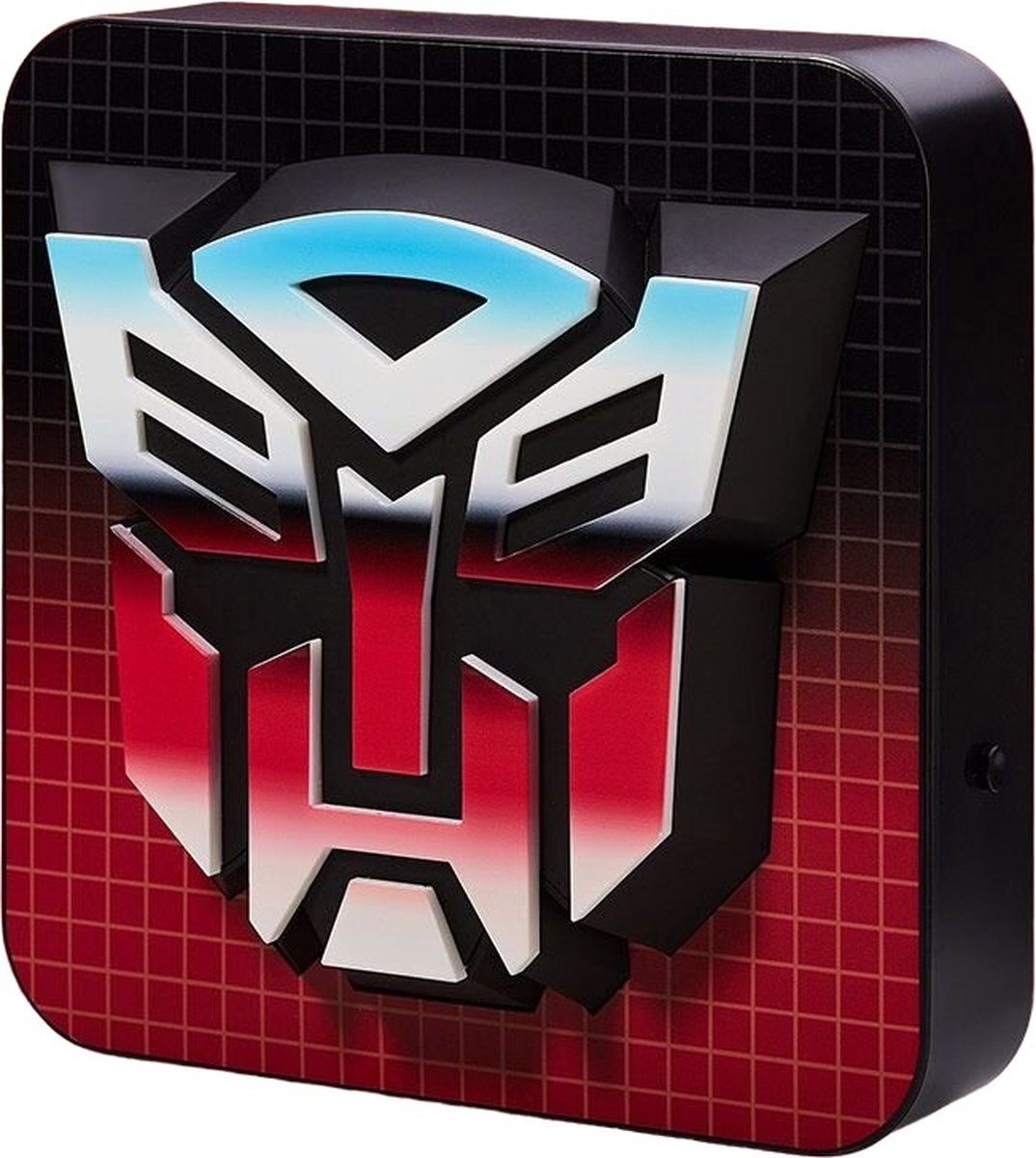 Numskull - Transformers - Autobots Embleem 3D Bureaulamp - Wandlamp