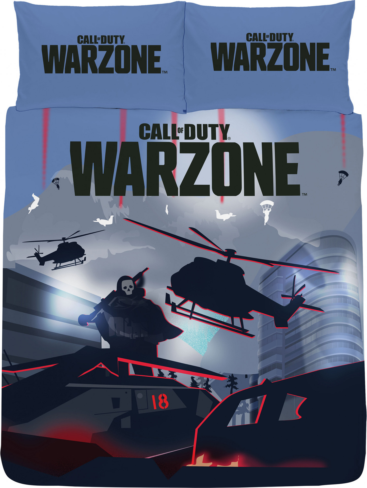 Call of Duty Warzone - 2 Persoons Dekbedovertrek (198cm x 198cm)