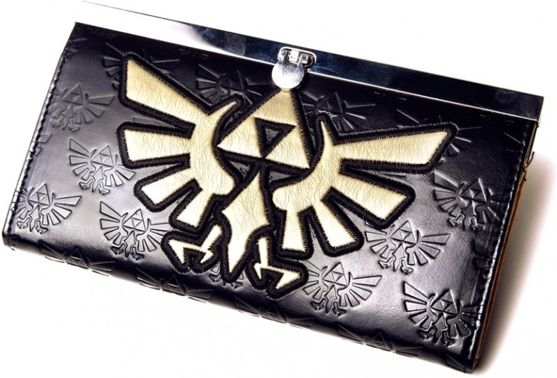 Image of Nintendo - Zelda Golden Logo Girl Wallet (Black)