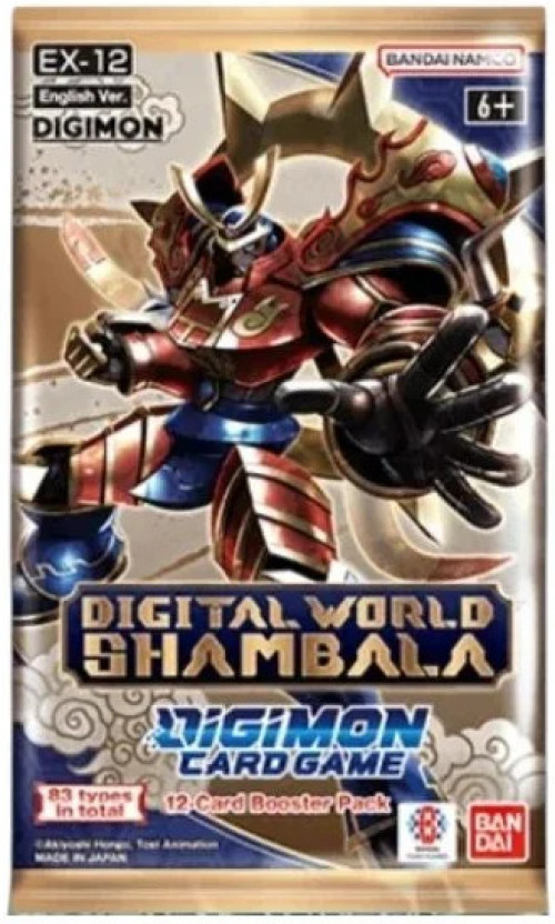 Bandai Digimon TCG EX-12 Digital World Shambala Extra Booster Pack
