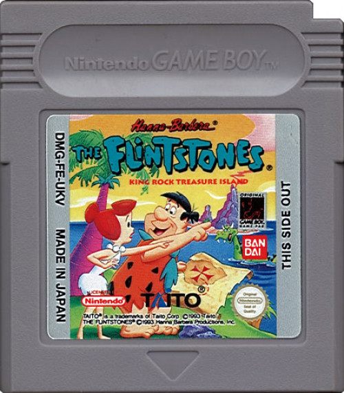 The Flintstones King Rock Treasure Island (losse cassette)
