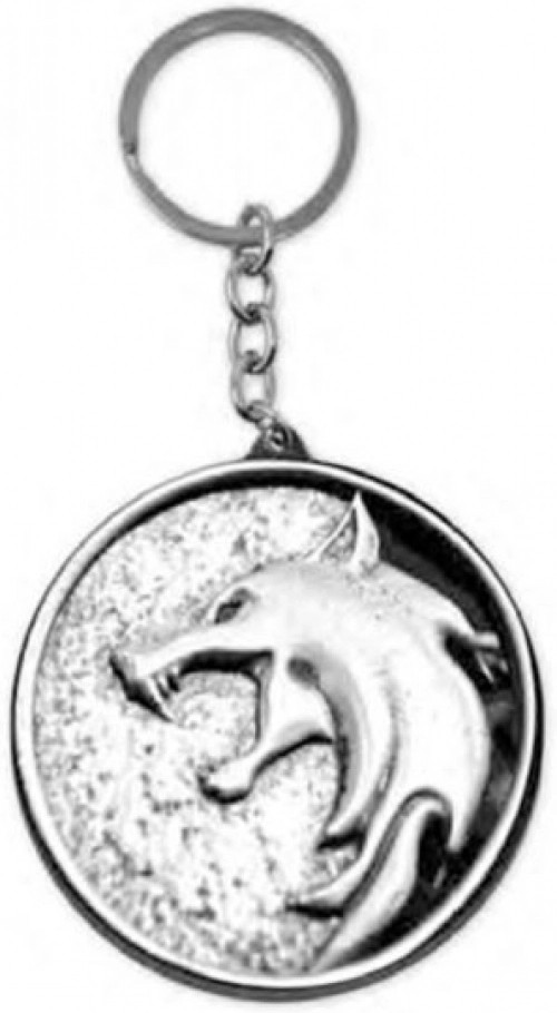 The Witcher - The Wolf Metal Keychain