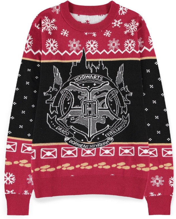 Harry Potter Kersttrui -2XL- Hogwarts Multicolours
