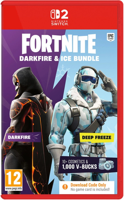 Fortnite Darkfire & Ice Bundle (code in a box) afbeelding